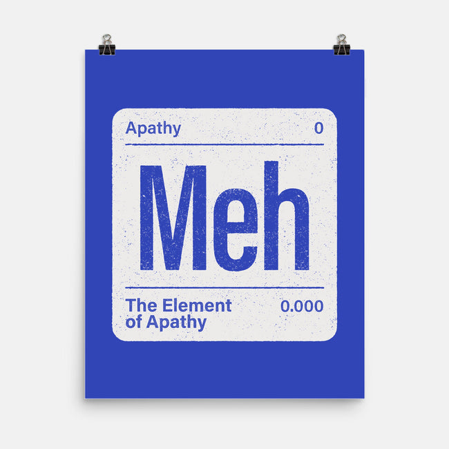 The Element Of Apathy-None-Matte-Poster-Popnotic