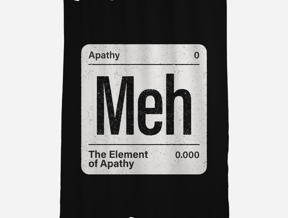 The Element Of Apathy