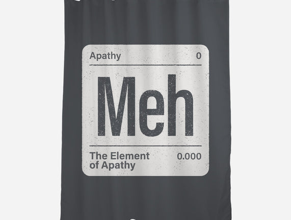 The Element Of Apathy