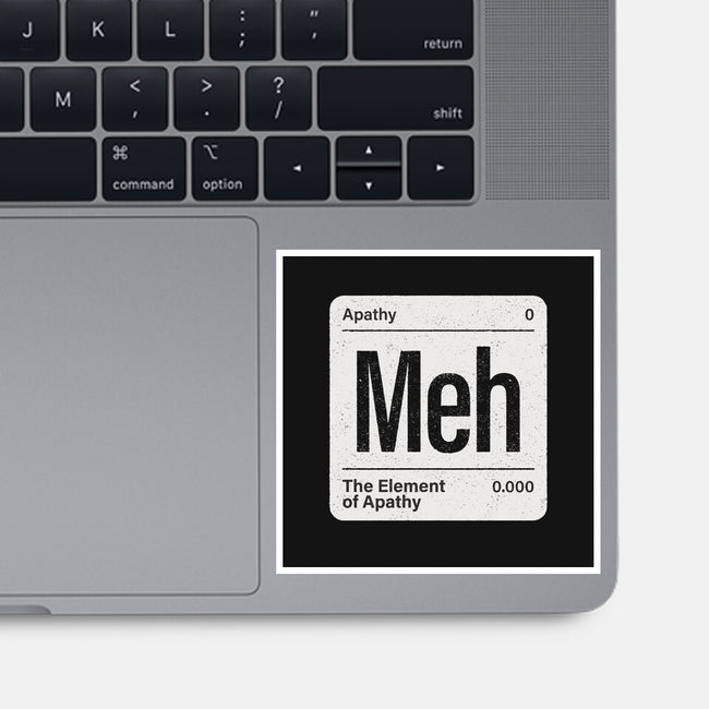 The Element Of Apathy-None-Glossy-Sticker-Popnotic