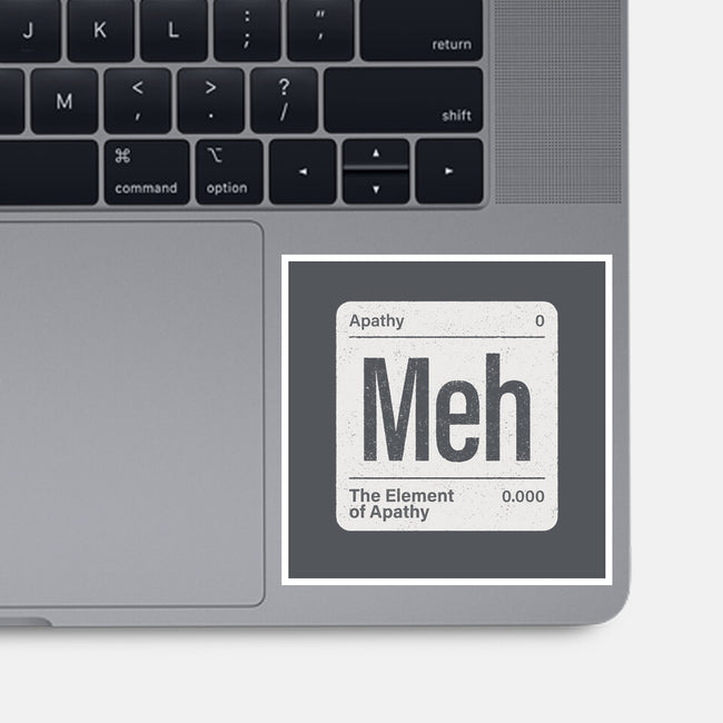 The Element Of Apathy-None-Glossy-Sticker-Popnotic