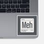 The Element Of Apathy-None-Glossy-Sticker-Popnotic