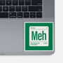 The Element Of Apathy-None-Glossy-Sticker-Popnotic