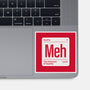 The Element Of Apathy-None-Glossy-Sticker-Popnotic