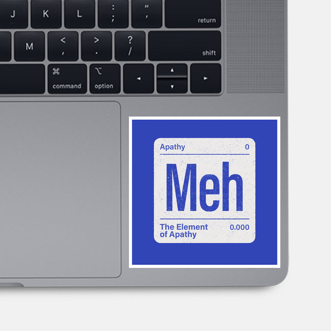 The Element Of Apathy-None-Glossy-Sticker-Popnotic