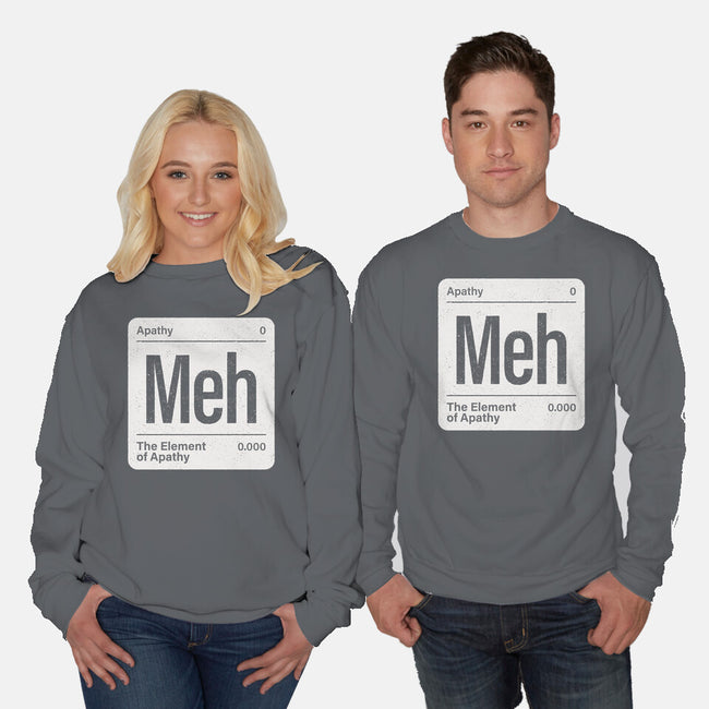 The Element Of Apathy-Unisex-Crew Neck-Sweatshirt-Popnotic