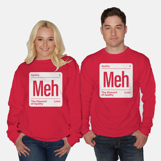 The Element Of Apathy-Unisex-Crew Neck-Sweatshirt-Popnotic