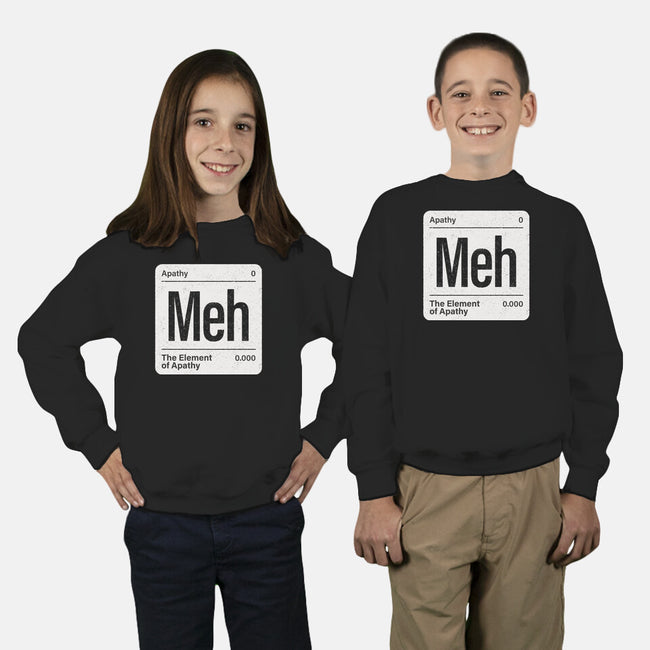 The Element Of Apathy-Youth-Crew Neck-Sweatshirt-Popnotic