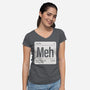 The Element Of Apathy-Womens-V-Neck-Tee-Popnotic