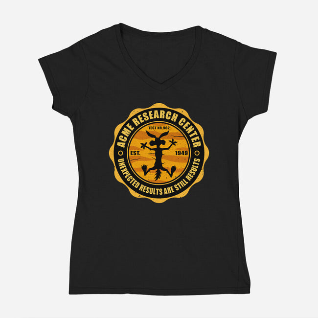 Acme Research Center-Womens-V-Neck-Tee-erion_designs