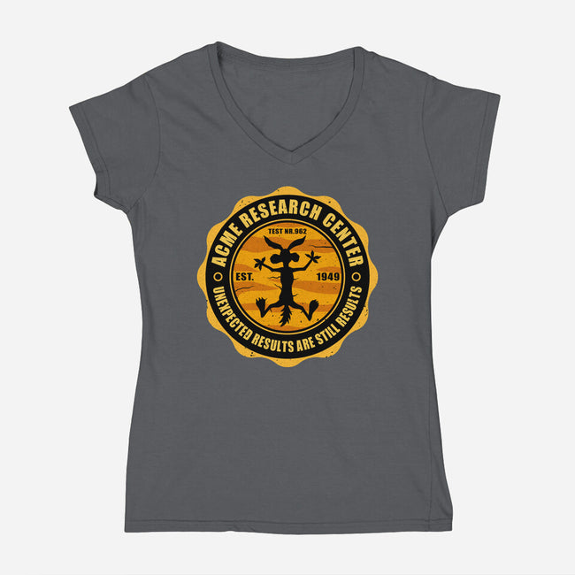 Acme Research Center-Womens-V-Neck-Tee-erion_designs