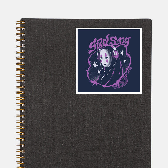 Sad Song Mp3-None-Glossy-Sticker-ilustrata