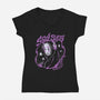 Sad Song Mp3-Womens-V-Neck-Tee-ilustrata