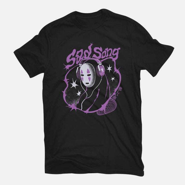 Sad Song Mp3-Mens-Basic-Tee-ilustrata