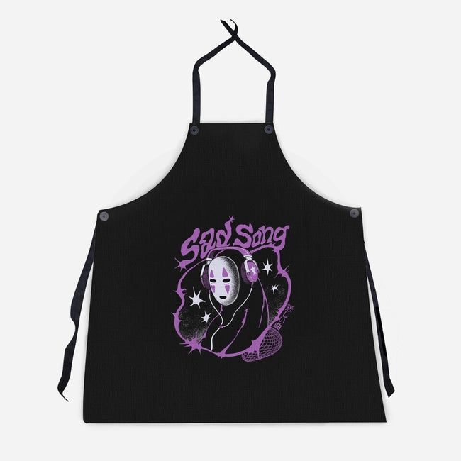 Sad Song Mp3-Unisex-Kitchen-Apron-ilustrata