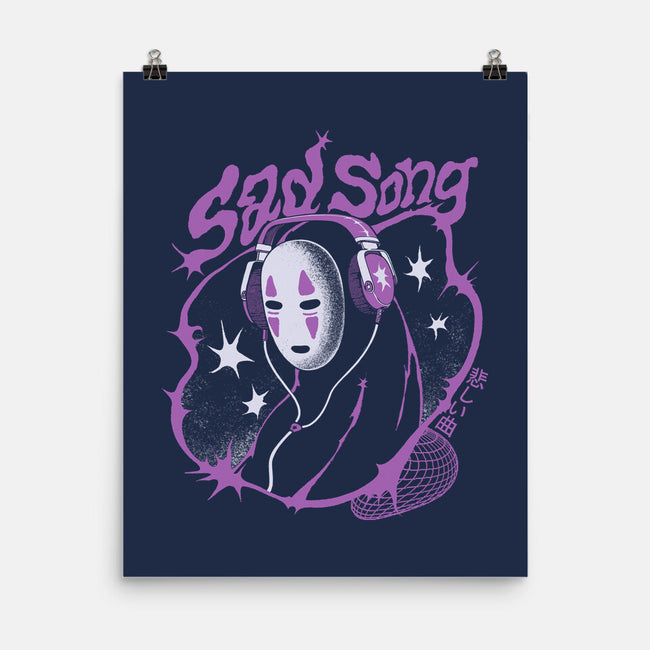 Sad Song Mp3-None-Matte-Poster-ilustrata