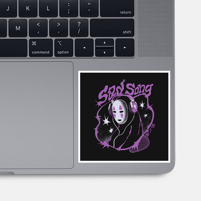 Sad Song Mp3-None-Glossy-Sticker-ilustrata