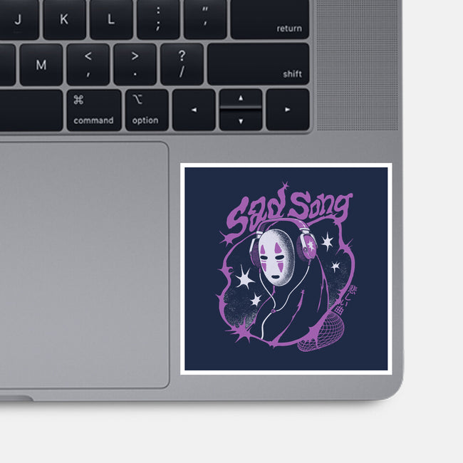 Sad Song Mp3-None-Glossy-Sticker-ilustrata