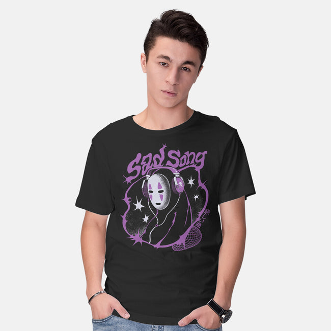 Sad Song Mp3-Mens-Basic-Tee-ilustrata