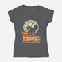 My Back Has No Future-Womens-V-Neck-Tee-retrodivision