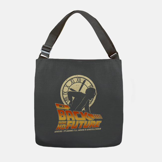 My Back Has No Future-None-Adjustable Tote-Bag-retrodivision