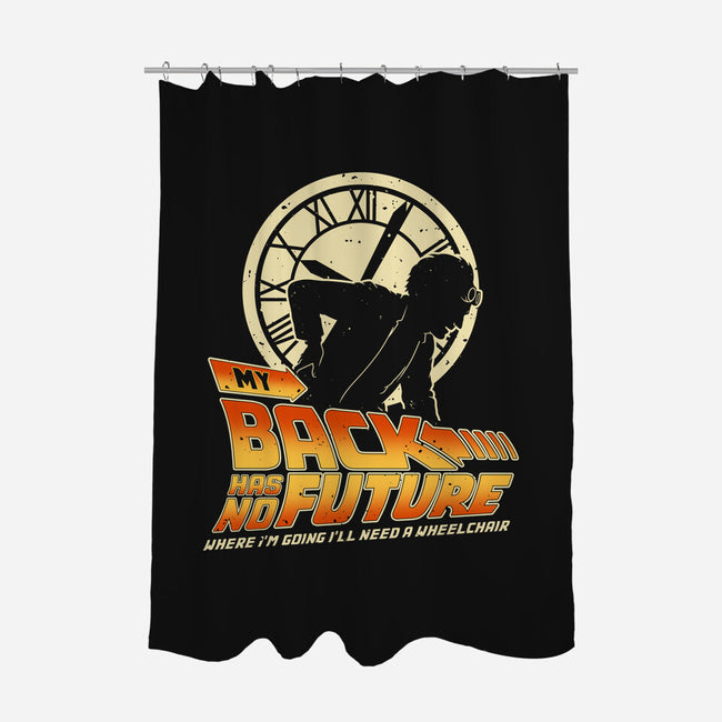 My Back Has No Future-None-Polyester-Shower Curtain-retrodivision