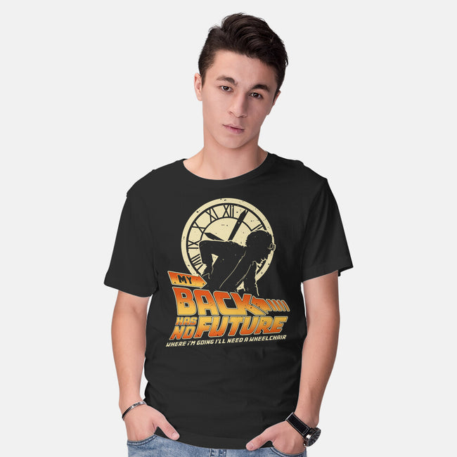 My Back Has No Future-Mens-Basic-Tee-retrodivision