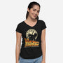 My Back Has No Future-Womens-V-Neck-Tee-retrodivision