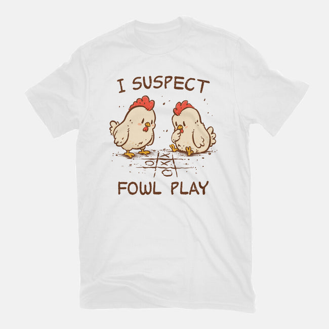 I Suspect Fowl Play-Youth-Basic-Tee-kg07