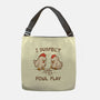 I Suspect Fowl Play-None-Adjustable Tote-Bag-kg07