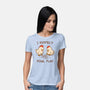 I Suspect Fowl Play-Womens-Basic-Tee-kg07
