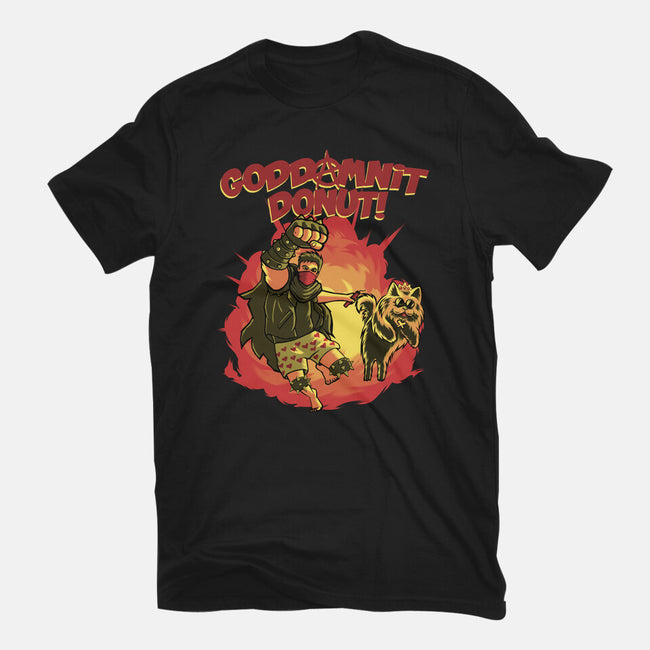 Goddamnit Donut-Mens-Heavyweight-Tee-rmatix