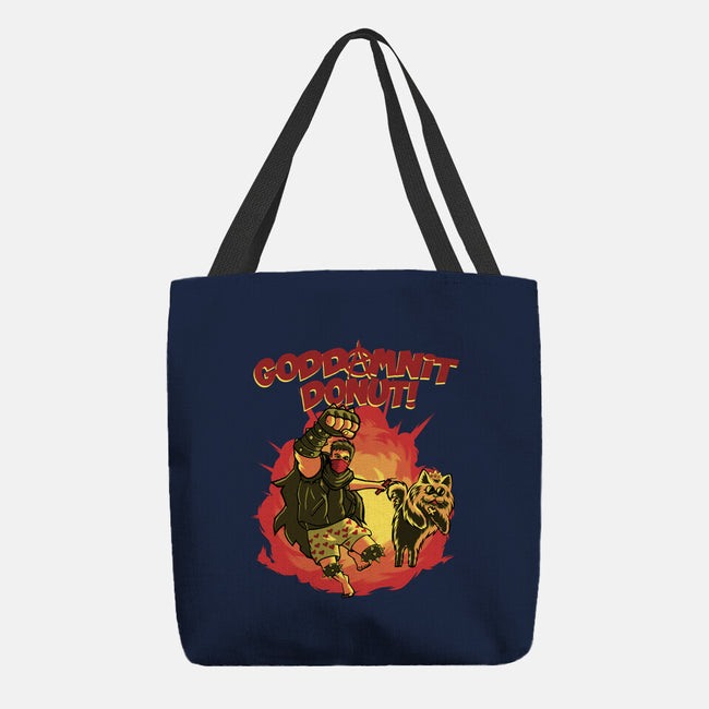 Goddamnit Donut-None-Basic Tote-Bag-rmatix