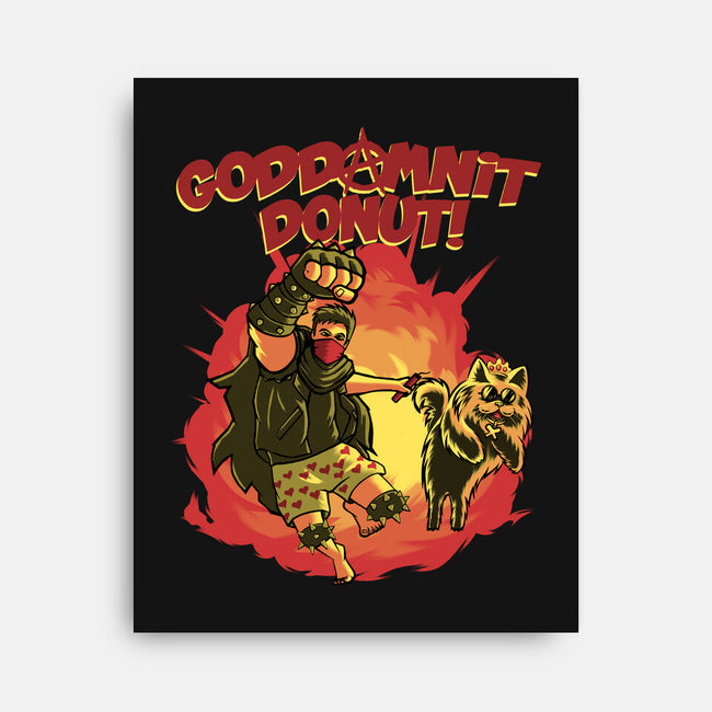Goddamnit Donut-None-Stretched-Canvas-rmatix