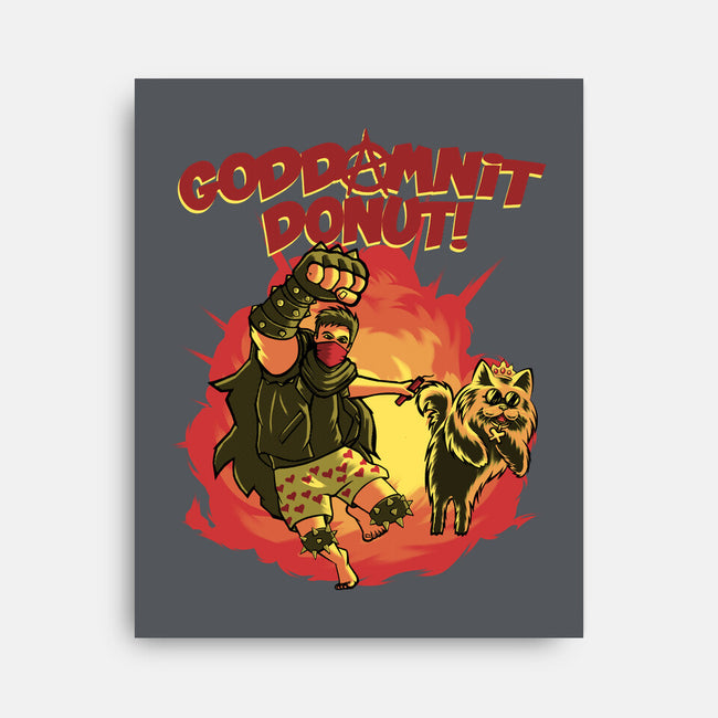 Goddamnit Donut-None-Stretched-Canvas-rmatix