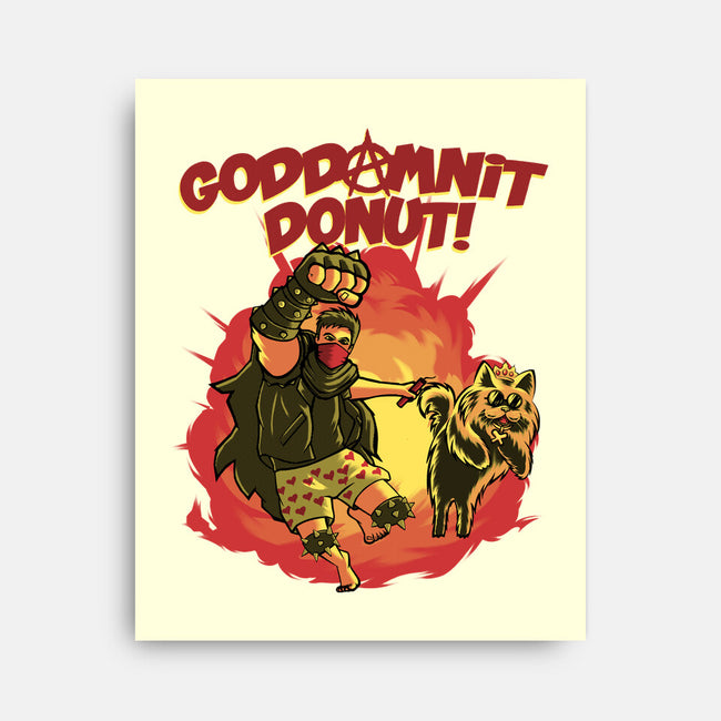 Goddamnit Donut-None-Stretched-Canvas-rmatix