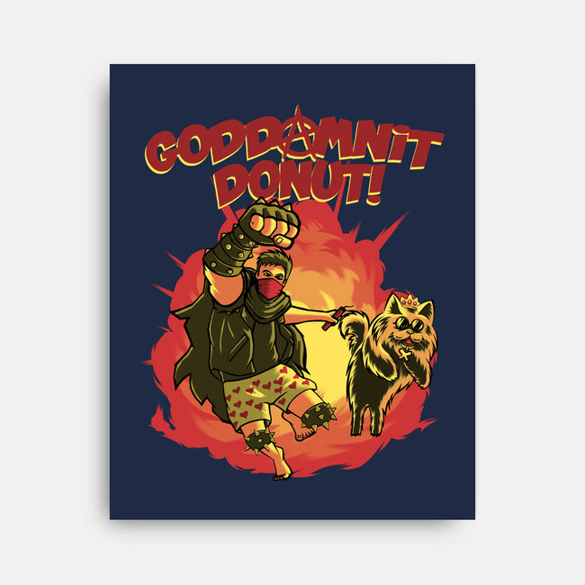 Goddamnit Donut-None-Stretched-Canvas-rmatix
