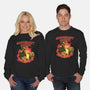 Goddamnit Donut-Unisex-Crew Neck-Sweatshirt-rmatix