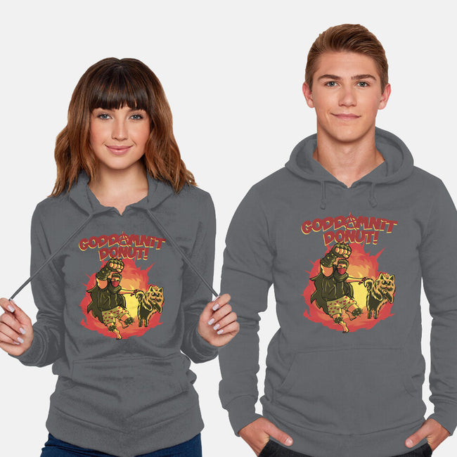 Goddamnit Donut-Unisex-Pullover-Sweatshirt-rmatix