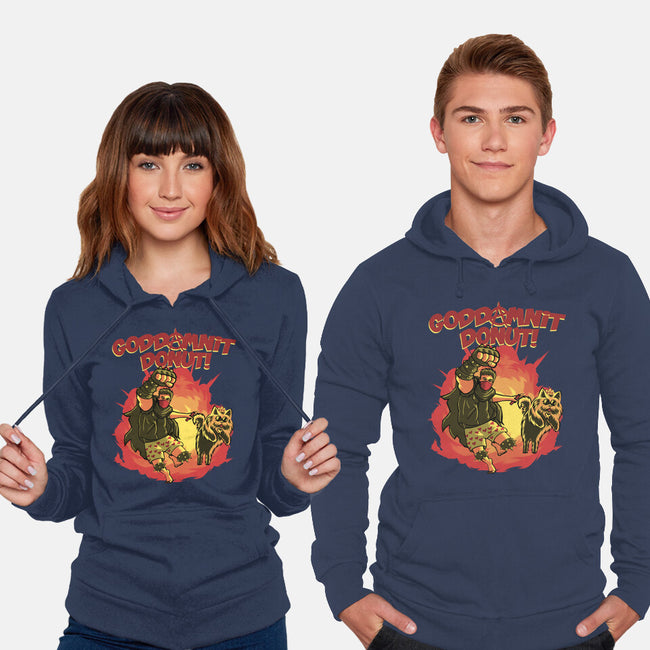 Goddamnit Donut-Unisex-Pullover-Sweatshirt-rmatix