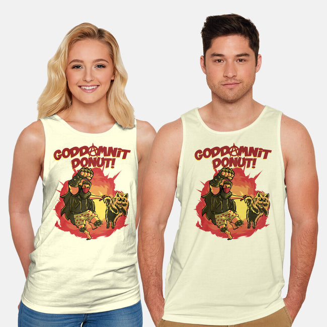 Goddamnit Donut-Unisex-Basic-Tank-rmatix