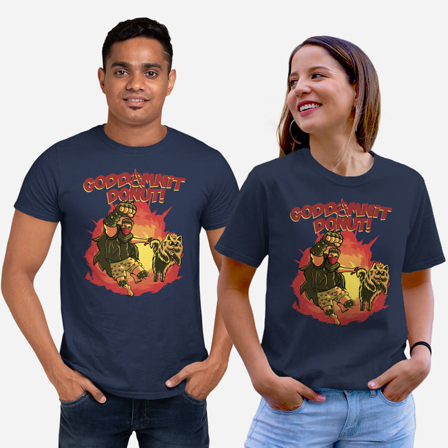 Goddamnit Donut-Unisex-Basic-Tee-rmatix