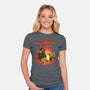 Goddamnit Donut-Womens-Fitted-Tee-rmatix