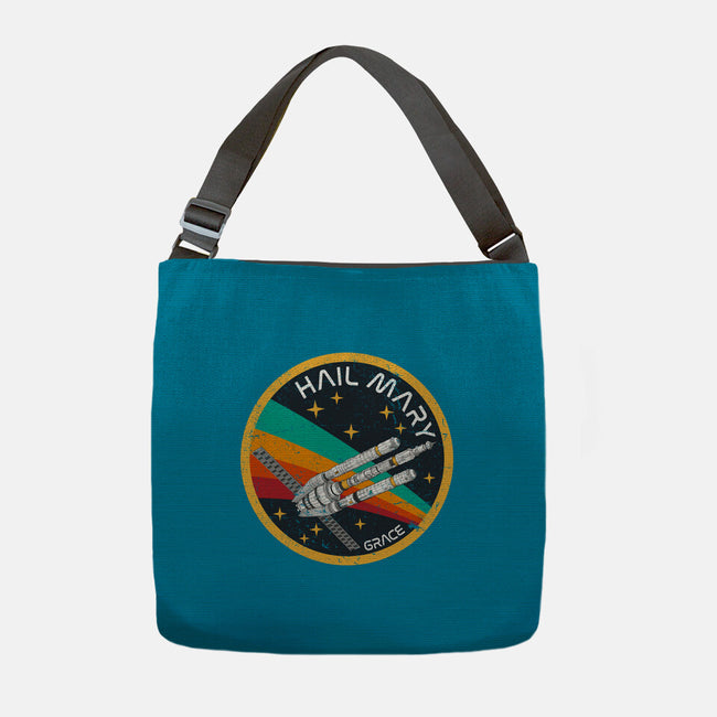 Hail Mary Patch-None-Adjustable Tote-Bag-DrMonekers