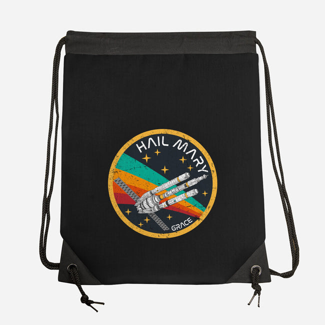 Hail Mary Patch-None-Drawstring-Bag-DrMonekers