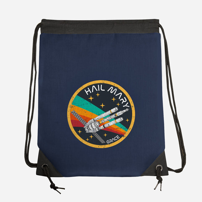 Hail Mary Patch-None-Drawstring-Bag-DrMonekers