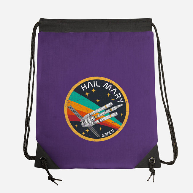 Hail Mary Patch-None-Drawstring-Bag-DrMonekers