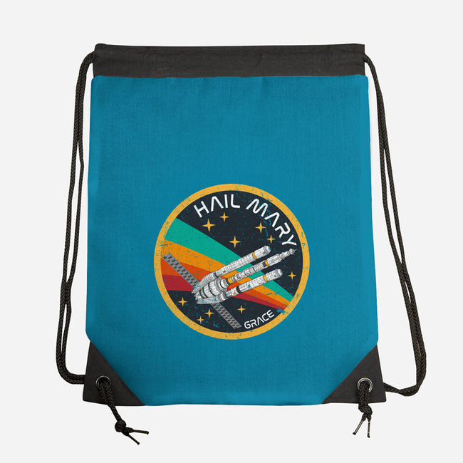 Hail Mary Patch-None-Drawstring-Bag-DrMonekers