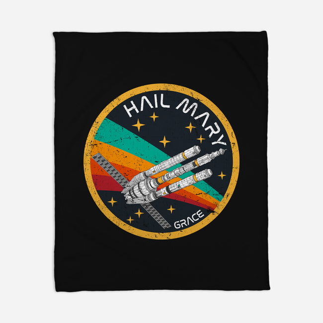 Hail Mary Patch-None-Fleece-Blanket-DrMonekers