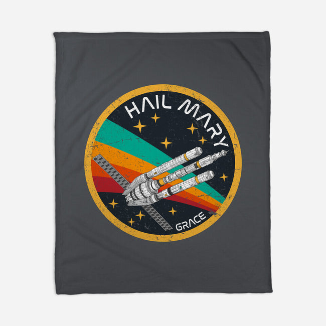 Hail Mary Patch-None-Fleece-Blanket-DrMonekers